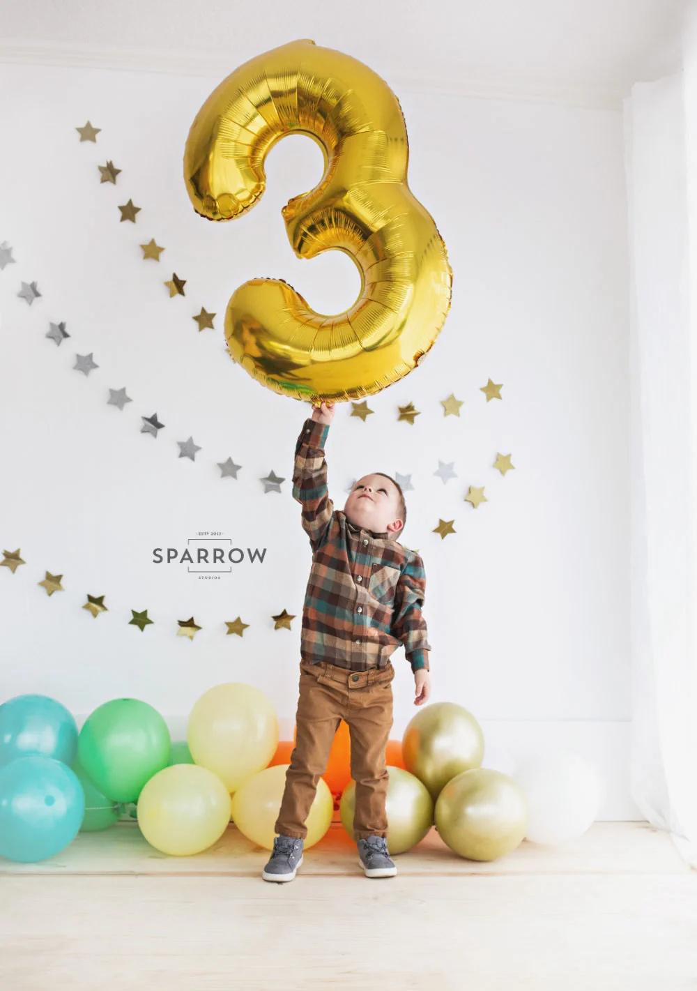 Birthday portrait from Sparrow Studios' Birthday series, photograph 5 of 6.