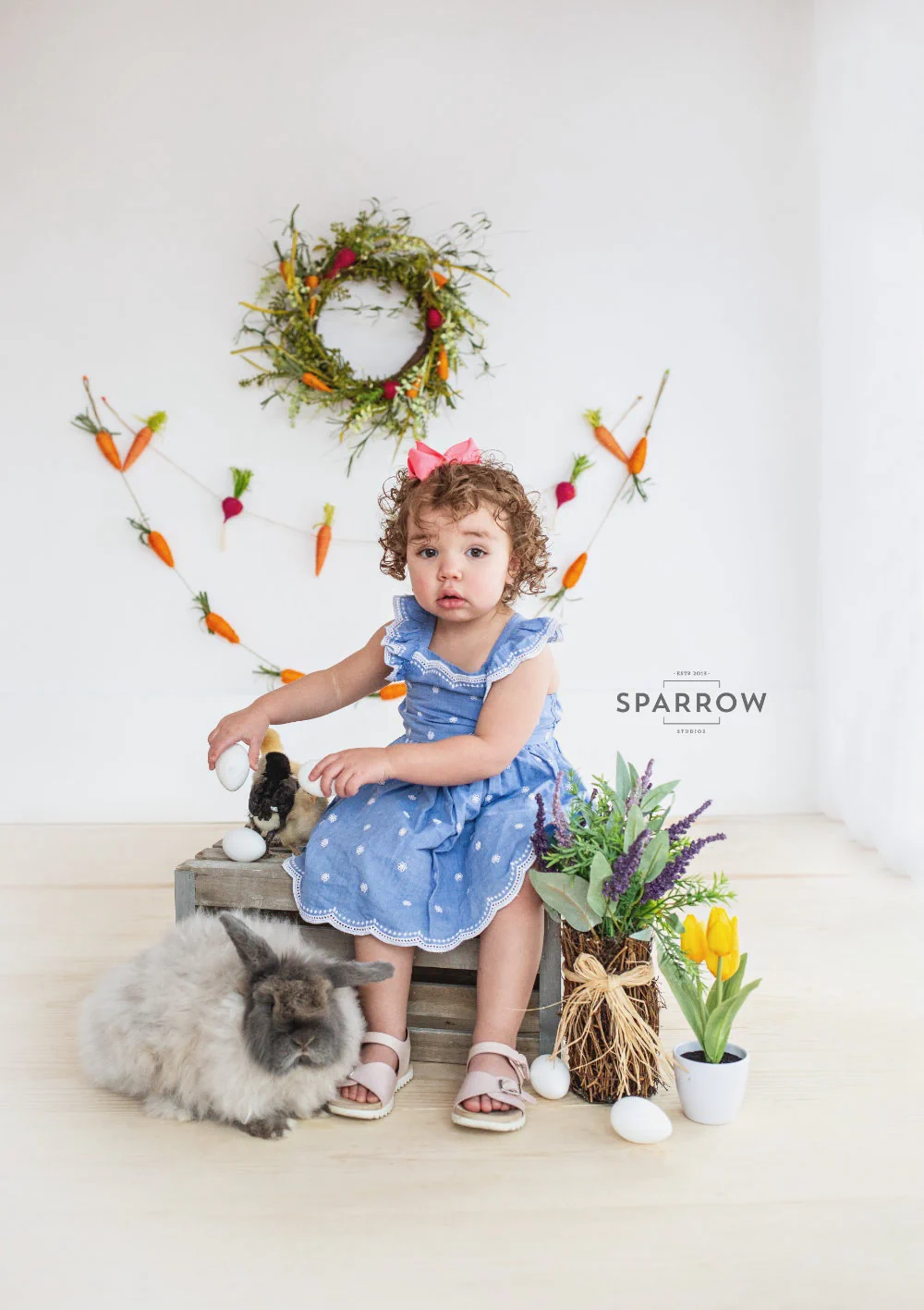 Easter portrait from Sparrow Studios' Easter series, photograph 5 of 7.